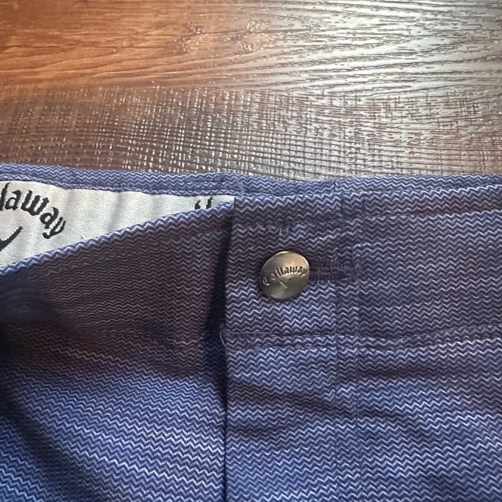 Callaway Navy Chevron Golf Shorts